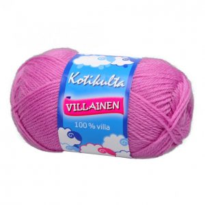 Kotikulta Villainen Pinkki Lanka 50 G