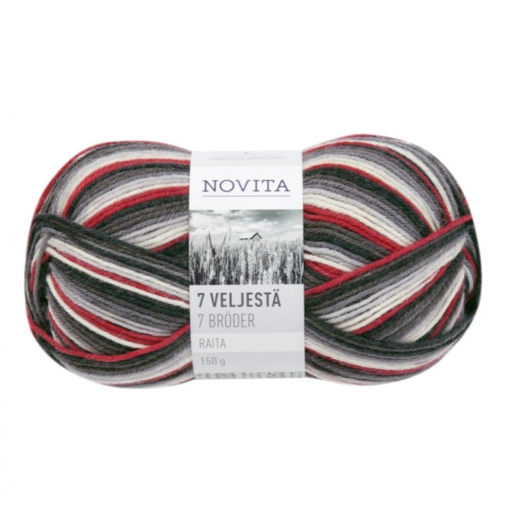 Novita 7 Veljest Raita Punatulkku Lanka 150 G Lankakauppa24 Novita 7 Veljest Raita Punatulkku Lanka 150 G Lankakauppa24