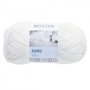 Novita Aamu Valkoinen 011 Lanka 100 G