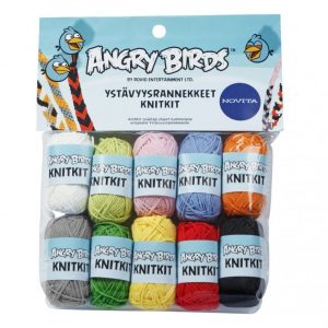 Novita Angry Birds Ystävyysrannekkeet Knitkit Lanka