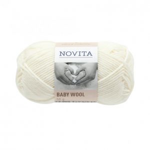 Novita Baby Wool Valkoinen Lanka 50 G