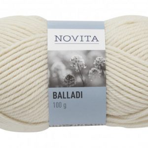 Novita Balladi Luonnonvalkoinen Lanka