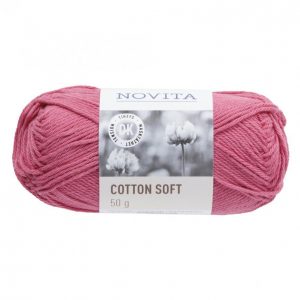 Novita Cotton Soft Ruusu 520 Lanka 50 G