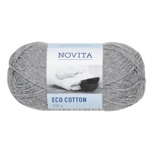 Novita Eco Cotton Meleerattu Harmaa Lanka 100 G