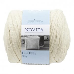 Novita Eco Tube Luonnonvalkoinen Lanka 500 G