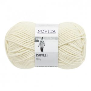 Novita Isoveli Luonnonvalkoinen Lanka 100 G