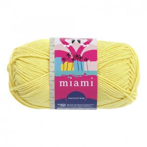 Novita Miami Keltainen Lanka 50 G