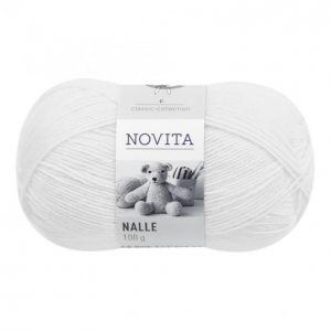 Novita Nalle Valkoinen Lanka 100 G