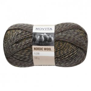 Novita Nordic Wool Flow Khaki Lanka 100 G